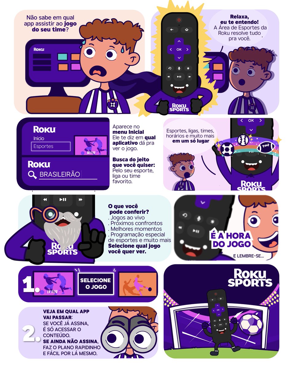 Perdido sem saber onde assistir ao jogo? 😰⚽
Relaxa! A Área de Esportes da Roku já tá no ar🔥
Vem conferir como tudo funciona!

#Roku #ÁreaDeEsportes #Streaming