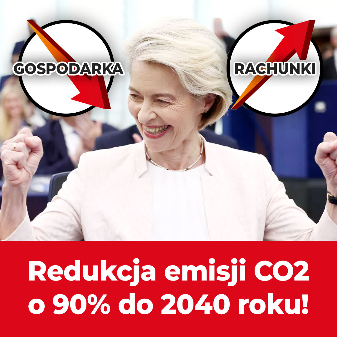 Odlot totalny🤯 Parlament Europejski w głosowaniu ostatecznie zatwierdził nowy cel klimatyczny do 2040 roku - redukcję emisji CO2 o 90% oraz wejście w życie ETS2 w 2028 roku❗

Udostępniajcie, bo to jest kurs na wyniszczenie unijnego przemysłu i rolnictwa oraz gigantyczne