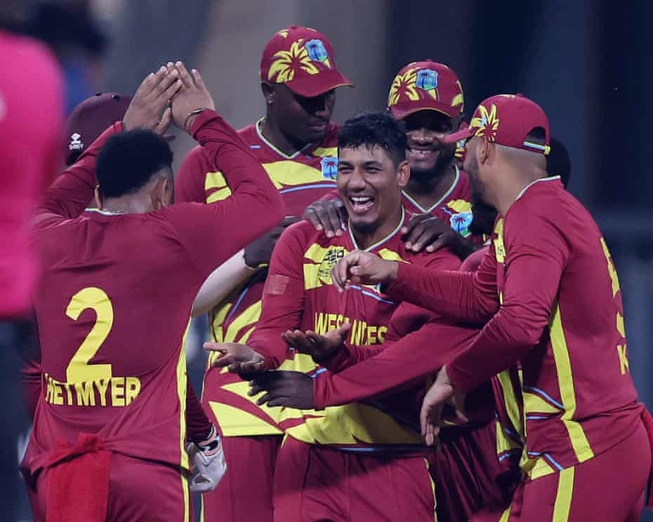 MBESportHQ's tweet photo. ๐๏ธ STATEMENT WIN.
West Indies 196/6 โก๏ธ bowl out England for 166!
Rutherford 76* (42) masterclass. Motie & Chase squeeze the life out of the chase.
30-run victory. Message sent. ๐ฅ
#WIvENG #T20WorldCup #Cricket https://t.co/rrO4XKZRxl