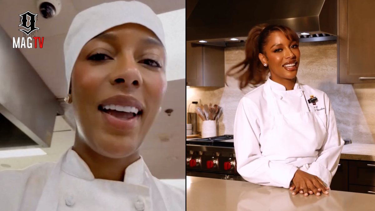 BlackInkChi's tweet image. SEE VIDEO HERE: youtu.be/GpDxfWKm9VA

Victoria Monet Halts Her Music Career To Attend Culinary School! 👩🏽‍🍳

#victoriamonet #culinaryschool #letme