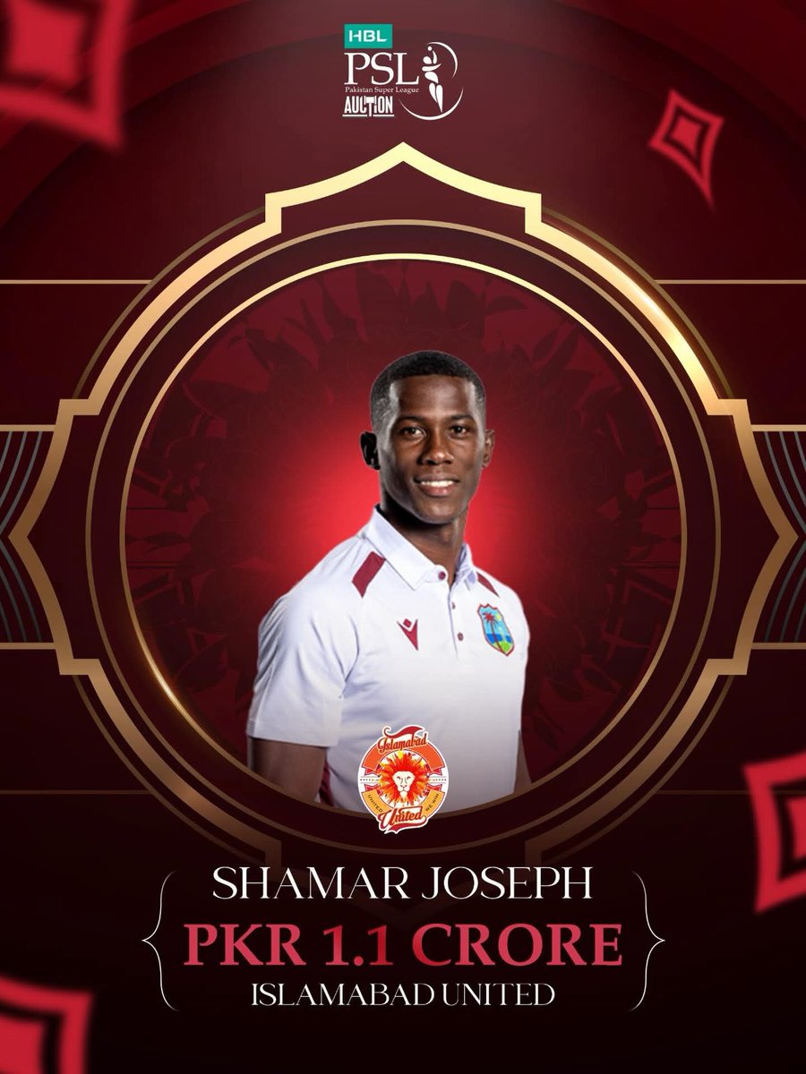TheGuyWithError's tweet photo. 🚨 All the posts regarding Shamar Joseph have been deleted by PSL &amp; Islamabad United after facing backlash 

#PSLAuction https://t.co/yn4u7GPxpX