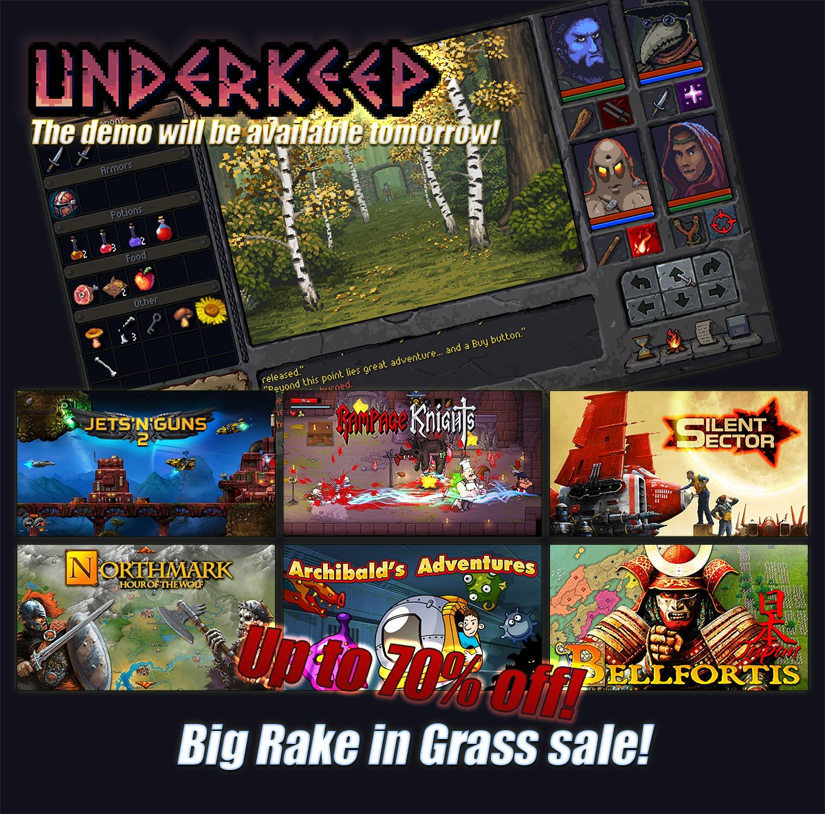 Rake in Grass tweet media