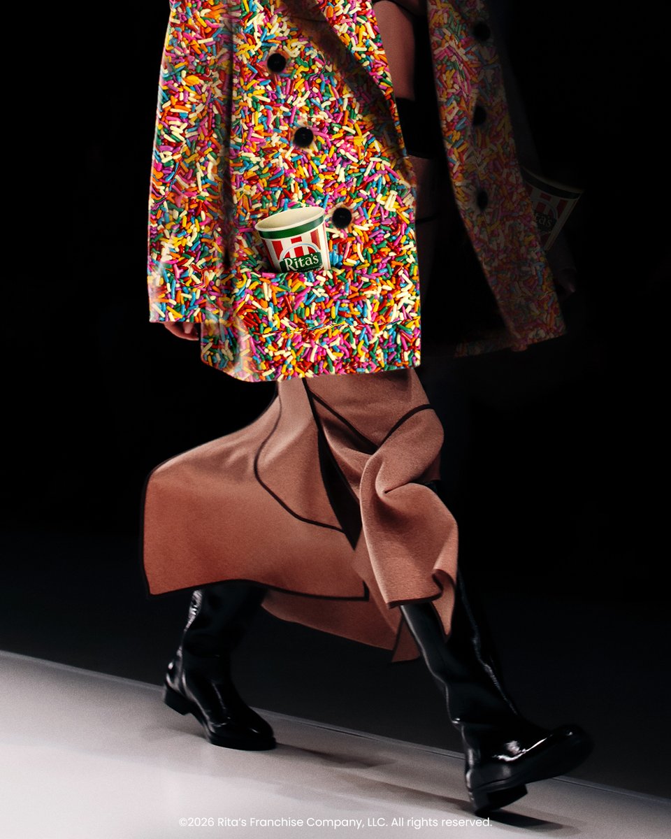 Runway ready. Freezer approved. 🧊✨