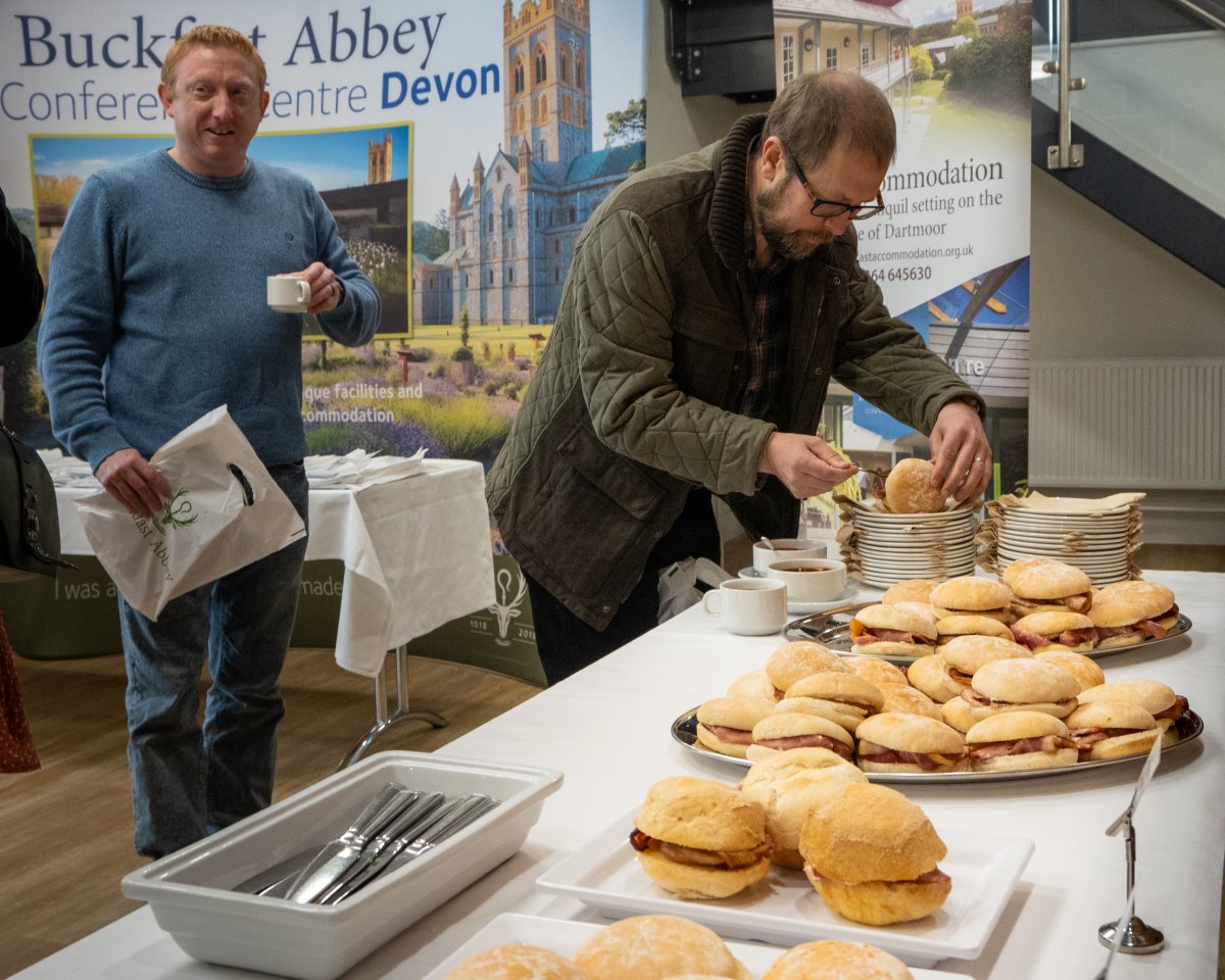 ConfCentre's tweet photo. One month to our Business Breakfast event on 11 March. Light breakfast, tours, networking and talks from great local professionals: 
@TamarFreshLtd 
@SharphamCheese 
@beantobar 
Horizon Counselling Services
Acronyms
Dormakaba 
Starts 9:30. Book your FREE place call 01364 645530 https://t.co/MjNhiEh5aL