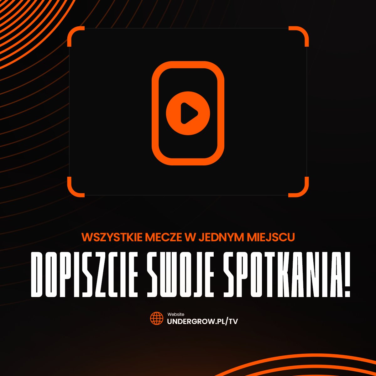 Macie zaplanowany mecz? Dodajcie go do kalendarza! 

Przypominamy, że każda organizacja posiada dostęp do panelu, gdzie możecie samodzielnie wpisywać nadchodzące transmisje

Wspólnie stwórzmy miejsce, gdzie żaden mecz nie przejdzie bez echa.