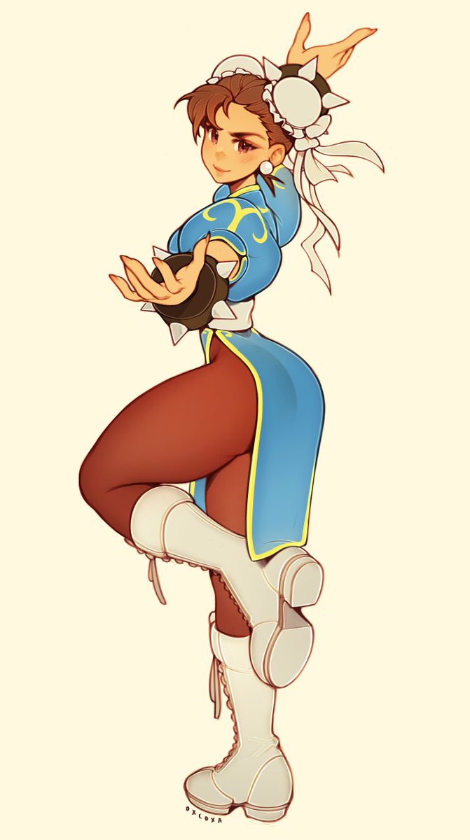 oxcoxa's tweet image. Chun-Li (Street Fighter) 💙
