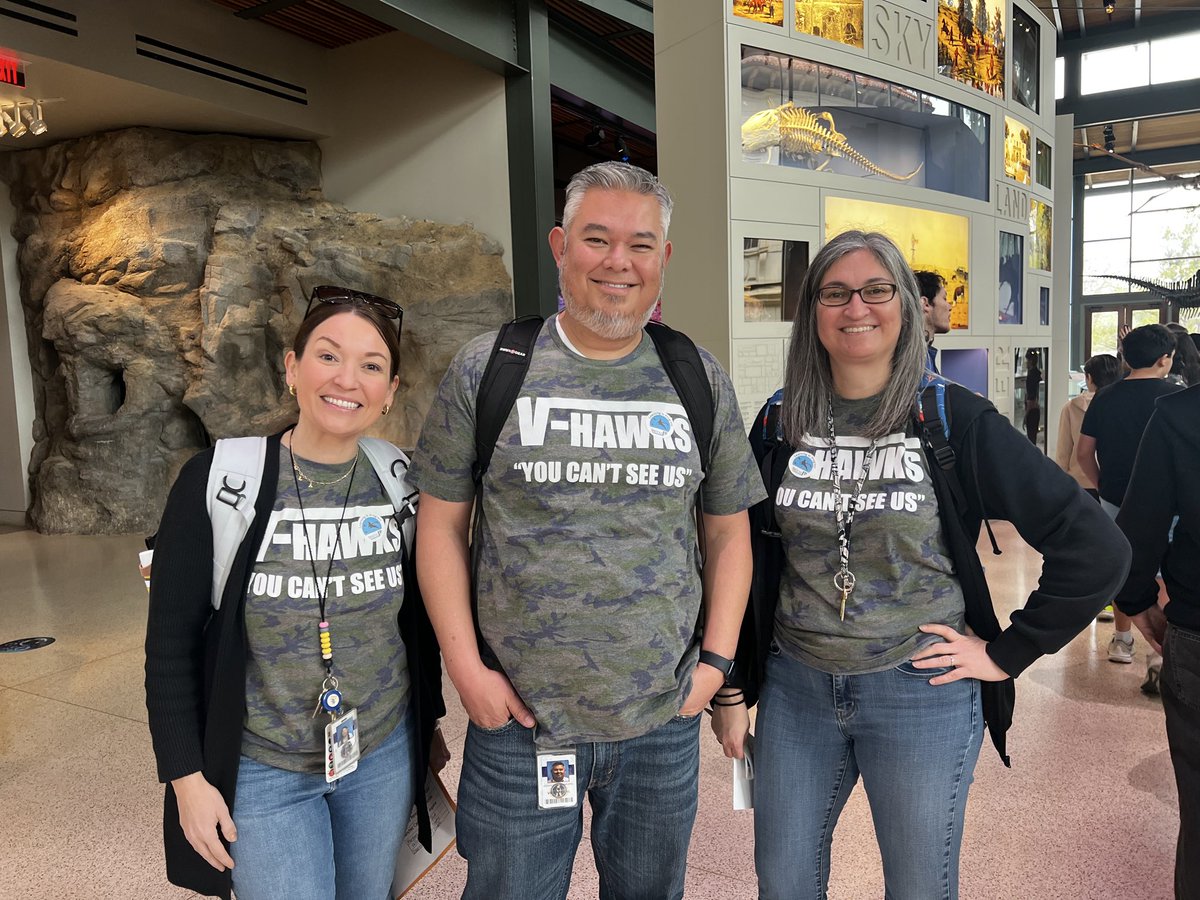 Kindness Spirit Week Day 3: Triplets on our field trip!  #Vhawks #SkyhawkPride