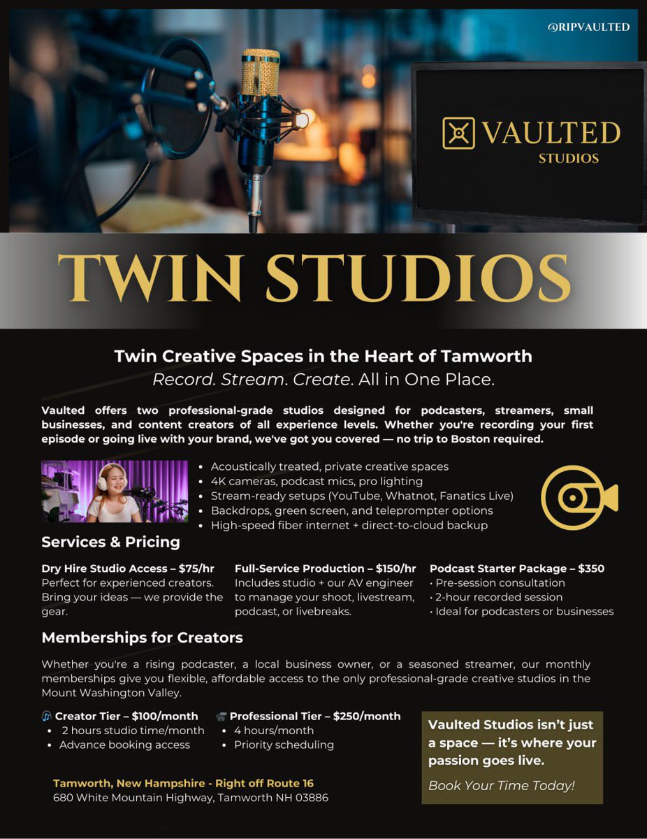 VaultedLive tweet media