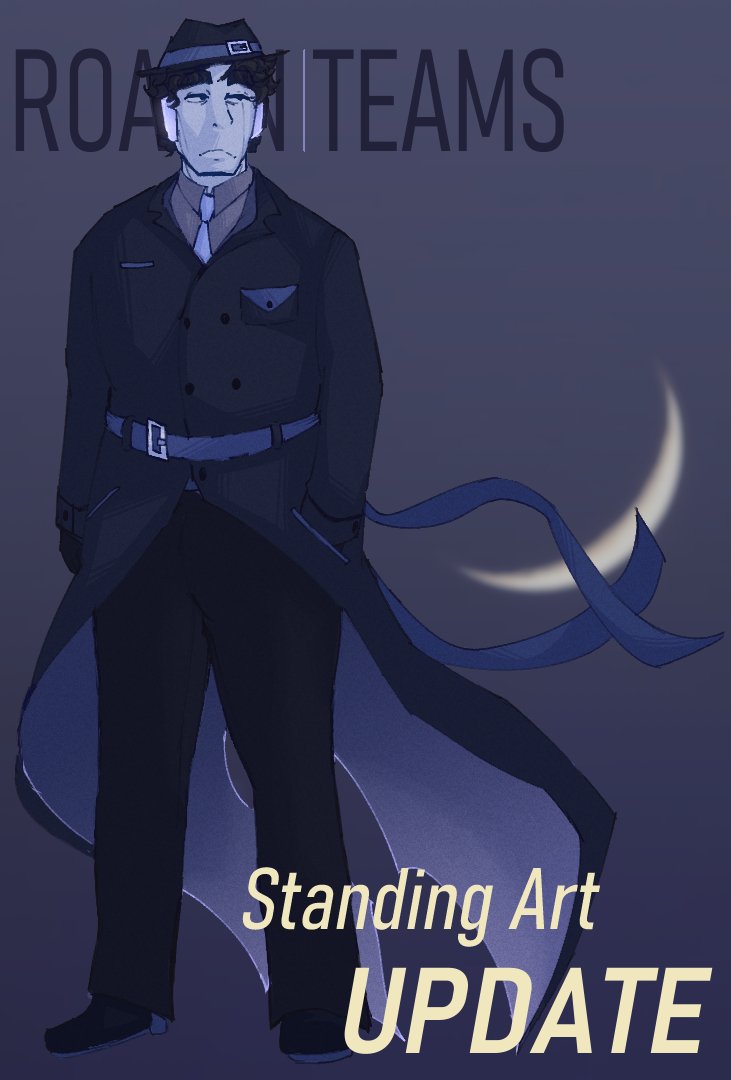 octocatto's tweet photo. Jet Enterprises' sole detective is back on the case! ROAWN TEAMS' standing art has been updated for 2026!
#UTAU #ROAWN #vocalsynth #UTAUloid https://t.co/eFD7YY6apq