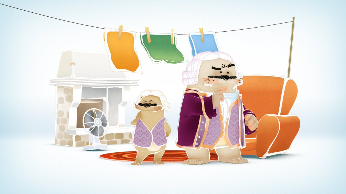 S_Marguerite's tweet image. I had the chance to create and art-direct an animation #TVshow - #edutainment, fun, 52 episodes.  At the peak of production we were 20-ish - 3D w watercolor rendering.  #Tvanimation #lesaventuresculturellesdemonsieurloutre #FranceTV #lastationanimation #margueritesauvage