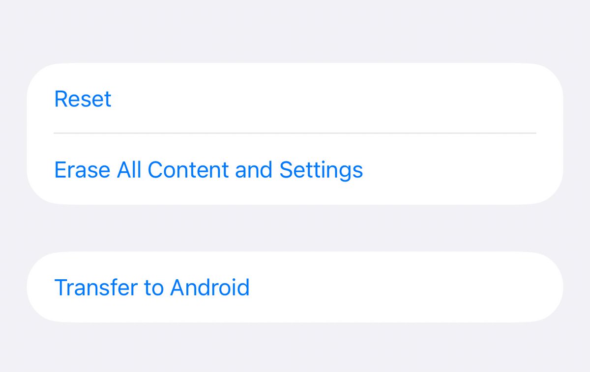 Finally something which everyone needed !! 

Transfer to Android feature  

#iOS263 #iOS26 #Apple #iPhoneUpdate #TechNews