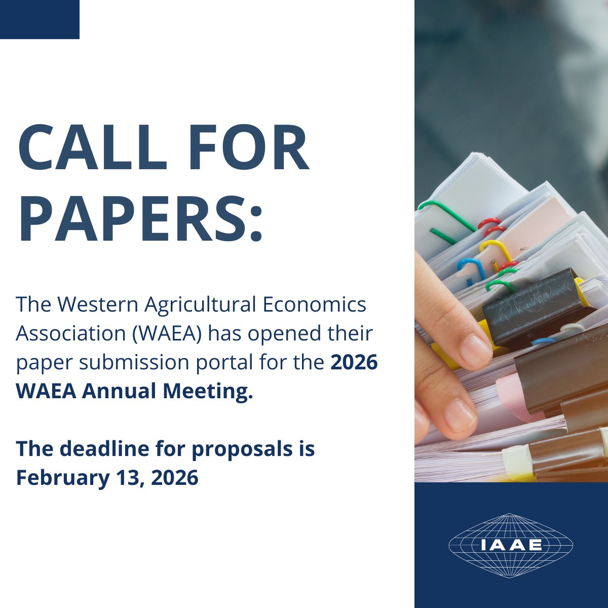 Int. Association of Agricultural Economists tweet media