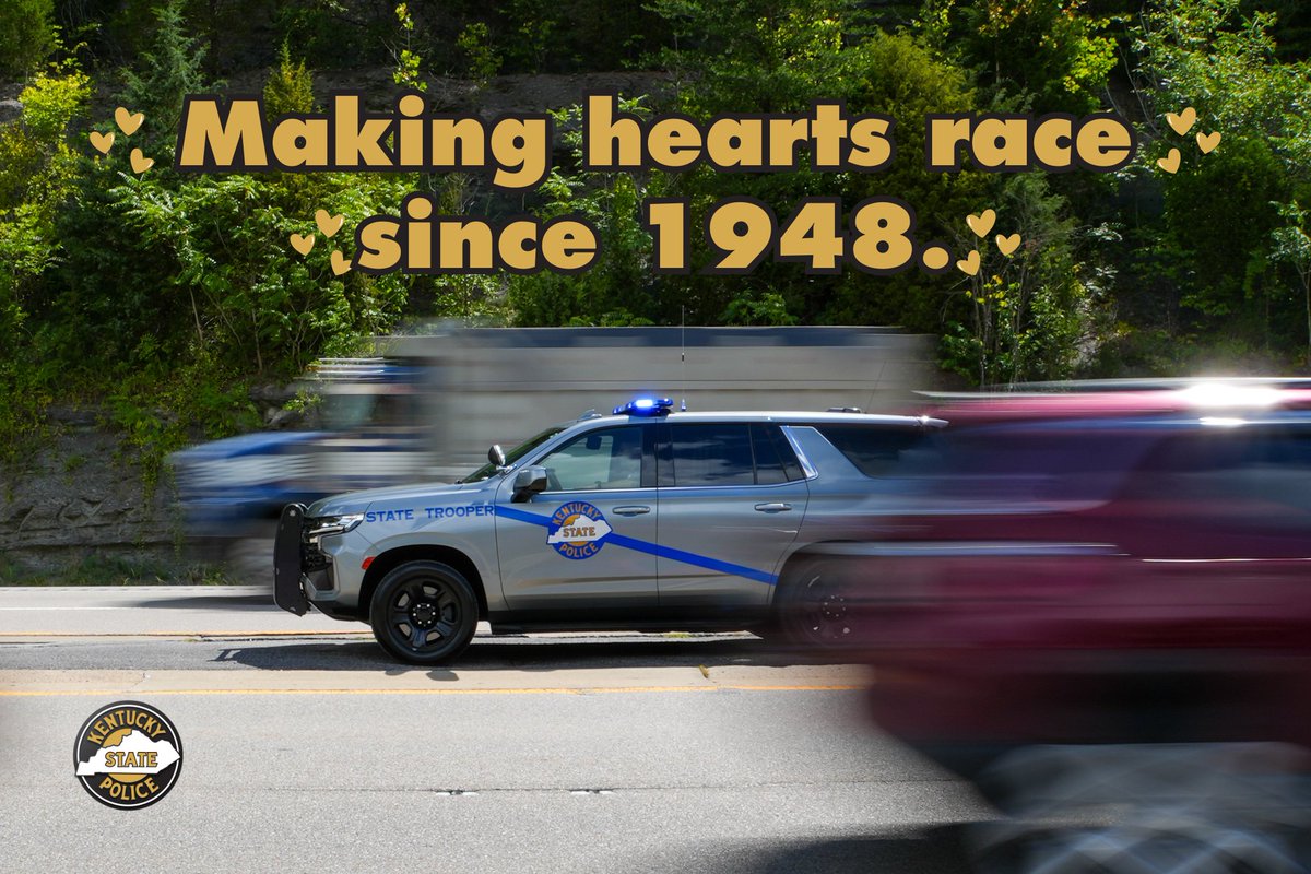 kystatepolice's tweet image. From cruisers on patrol to K9 paws on the ground and the careful work inside our laboratories, our love language is keeping Kentucky safe. 🚓🐾🧪

We’re proud to serve the Commonwealth we love, today and every day since 1948. #KentuckyStatePolice #ValentinesDay