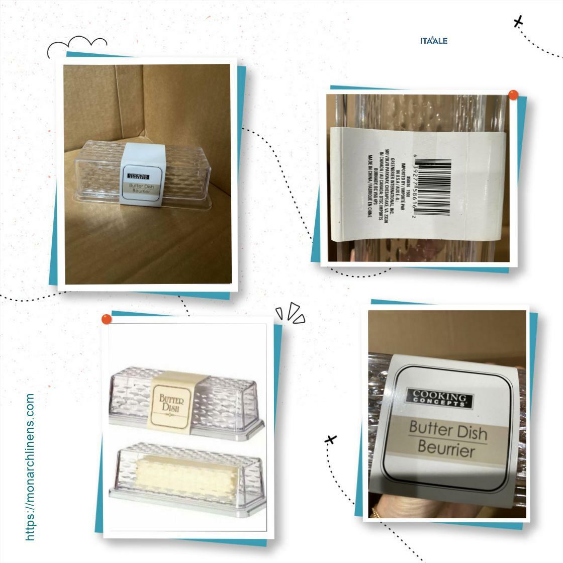 rollingoutdirt's tweet image. Clear Textured BUTTER DISH For SERVING TRAY COVERED DISH #DiningStyle #LuxeTableStyle
Buy here itaale.com/products/clear…