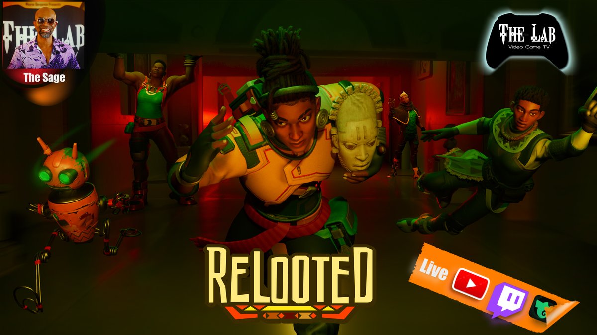 TheLabGameTV's tweet photo. Now Streaming: Relooted by @nyamakop
On @Twitch @YouTubeGaming and @trovolive
https://t.co/ZHdzDhNg26
Our Game Is Never Over!
https://t.co/LfQXFVSLid
#relooted #indiegames #africanvideogames #thelabvideogametv https://t.co/DgdfAN16ca