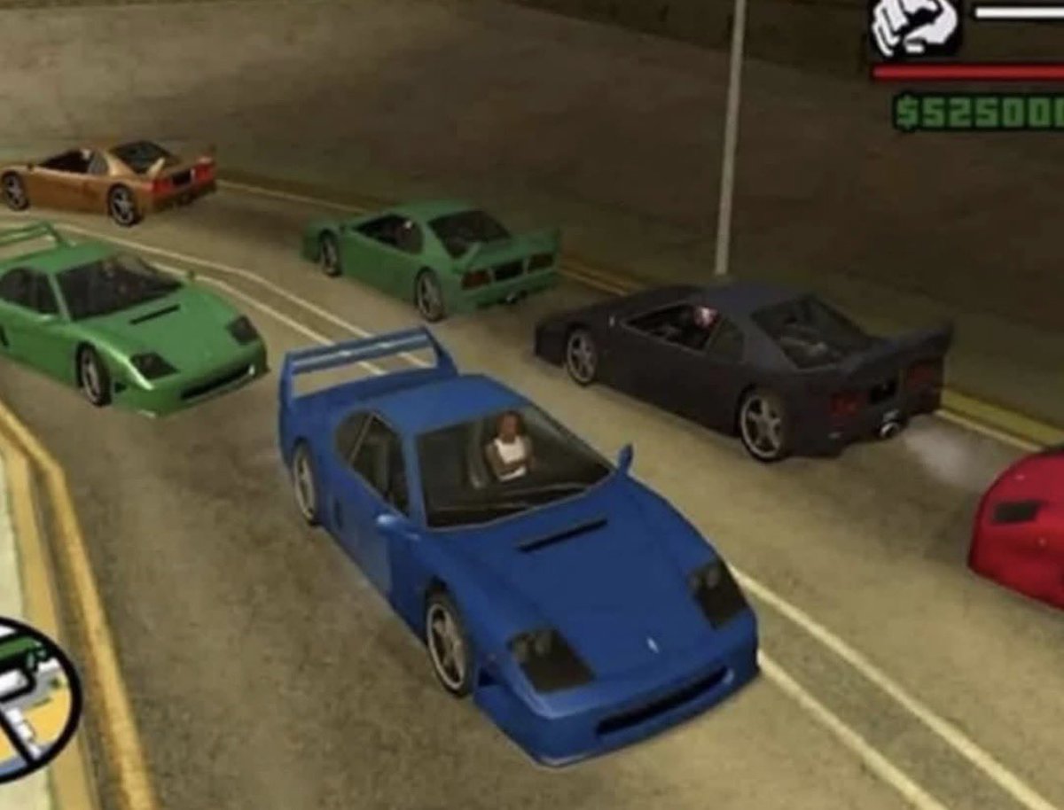 Whotfismick's tweet image. 10 seconds after you find a rare car in GTA