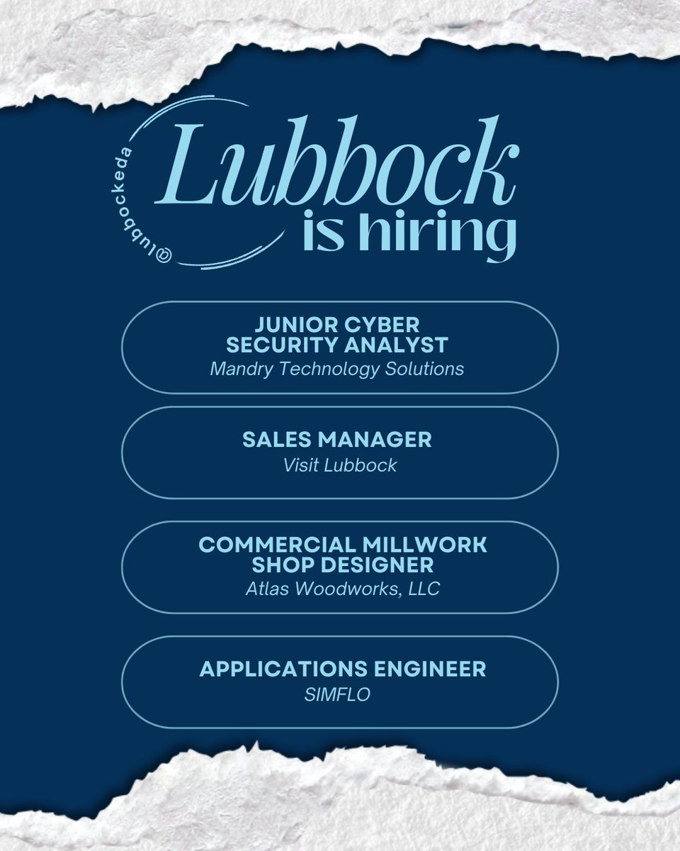 Lubbock EDA tweet media