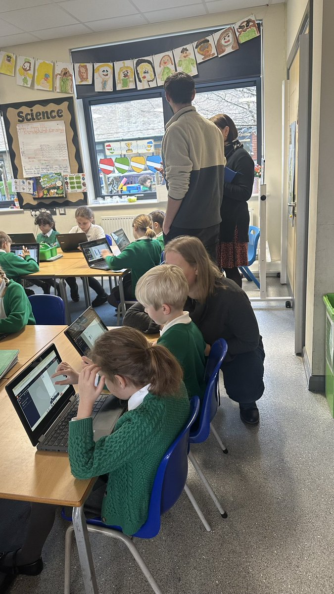 HurstParkSchool's tweet photo. 💡Inspiring Digital Discovery Day!💡Educators from near &amp; far joined us to see how we leverage #PedTech to improve outcomes for every child.
From adaptive tools to high-level coding, technology is the key to an inclusive classroom. 💻✨@LEOcomputing @LEOacademies https://t.co/Phui5z6JzC