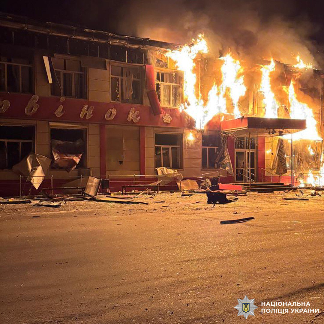 Russians have just bombed a super market in Ukraine's Kharkiv region with shahed drones, brutally injuring 7 people.

Fake negotiations is allowing all western action against to be completely paralyzed while Russia genocides the largest nation in Europe.