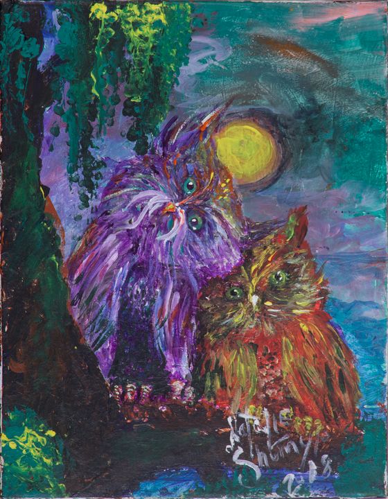 Art of the Day! "colorful owls by Natalie Shumylo". Buy at: ArtPal.com/MSHOPEART?i=13…