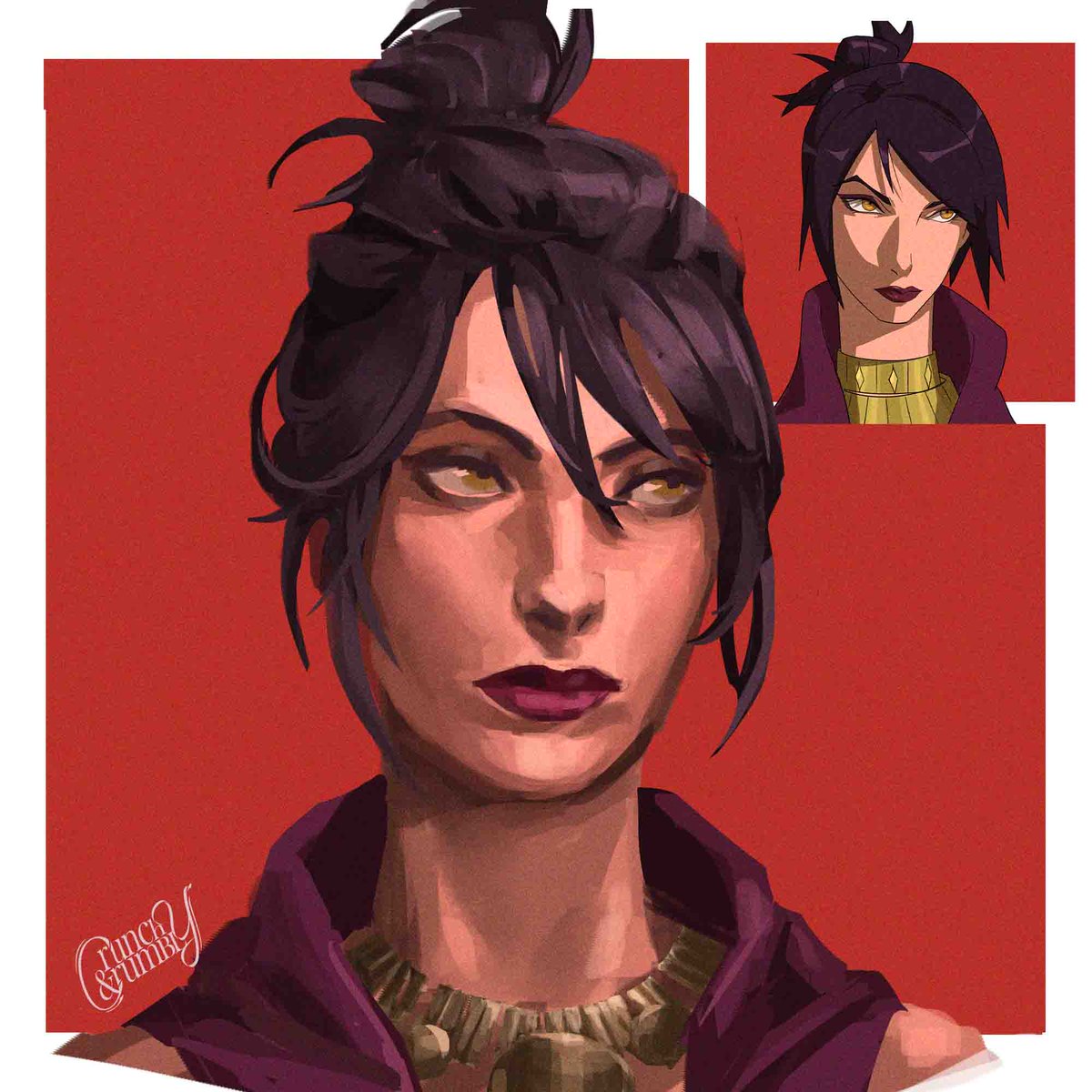 Redrawing old Morrigan art 

#dao
#morrigan
#oldartredraw