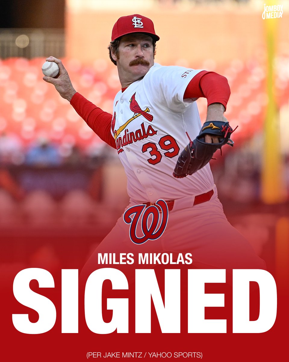 TalkinBaseball_'s tweet image. Miles Mikolas, who had been a Cardinal since 2018, is headed to the Nats