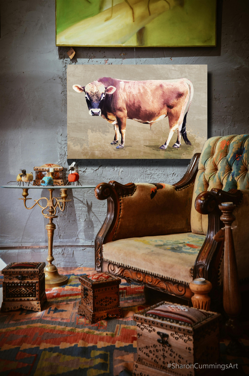 Terracegallery's tweet image. Mighty Mini Jersey Bull: fineartamerica.com/featured/might… #cow #cows #cattle #ranch #ranching #minicows #minijersey #dairy #countryhumans #country #rustic #SharonCummingsArt #BuyIntoArt