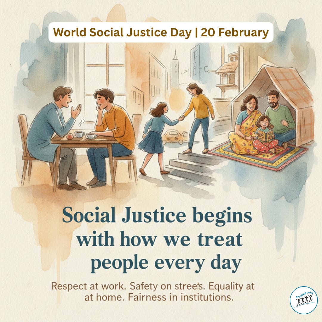 Practice dignity. Practice justice.

#WorldSocialJusticeDay #SocialJusticeDay #DailyJustice #PracticeDignity