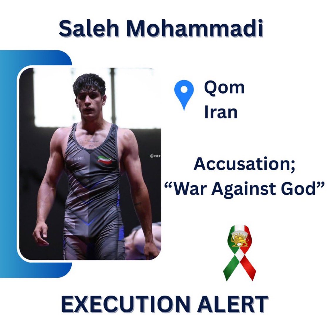 #صالح_محمدی  در خطر اعدام است به انفرادی برده شده 
اون فقط 19سال داره
صداش باشیم🙏🏻💔