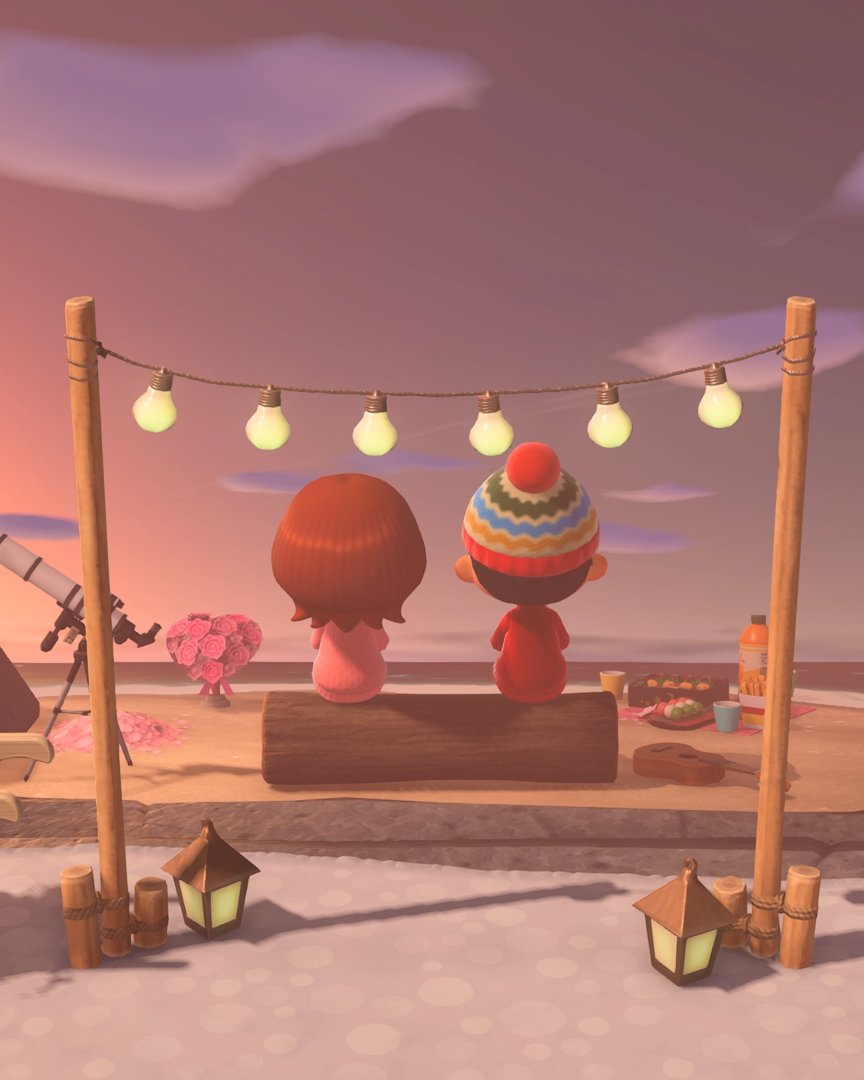 Quel est l'endroit idéal pour faire une déclaration sur votre île #AnimalCrossingNewHorizons ? 💕