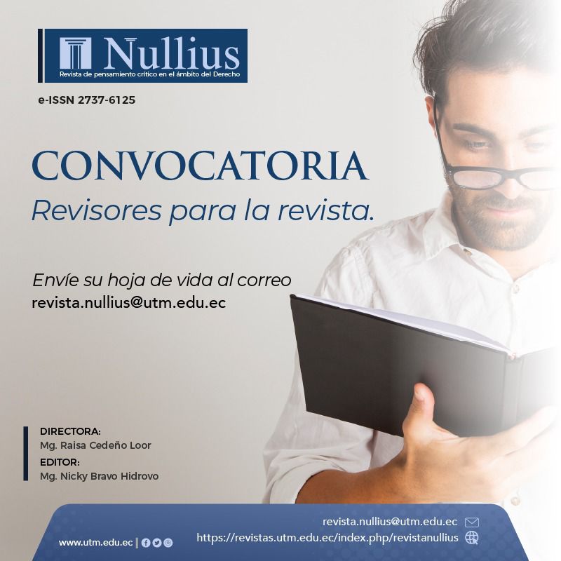 ¿Eres docente o investigador/a en Derecho? Postula para ser revisor/a experto/a y fortalece la investigación jurídica de la región