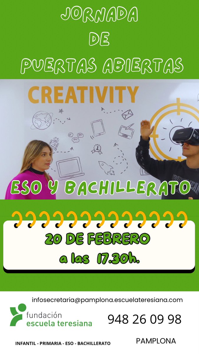 INSCRÍBETE AQUÍ 👇
forms.gle/j144JkXrLvzz95…
¡OS ESPERAMOS! 💚