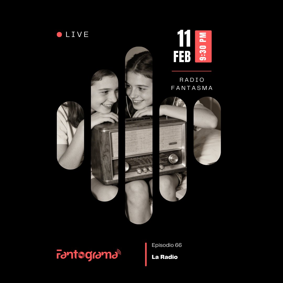 Esta semana se celebra el Día Mundial de la Radio y en el nuevo Fantograma <a href="/YassSuastegui/">Yasser Blancas</a> hará un homenaje a estaciones, radiodifusoras y programas mexicanos legendarios.

9:30 PM en vivo por aquí 👇

radio-fantasma-mx.mixlr.com/events/4847772