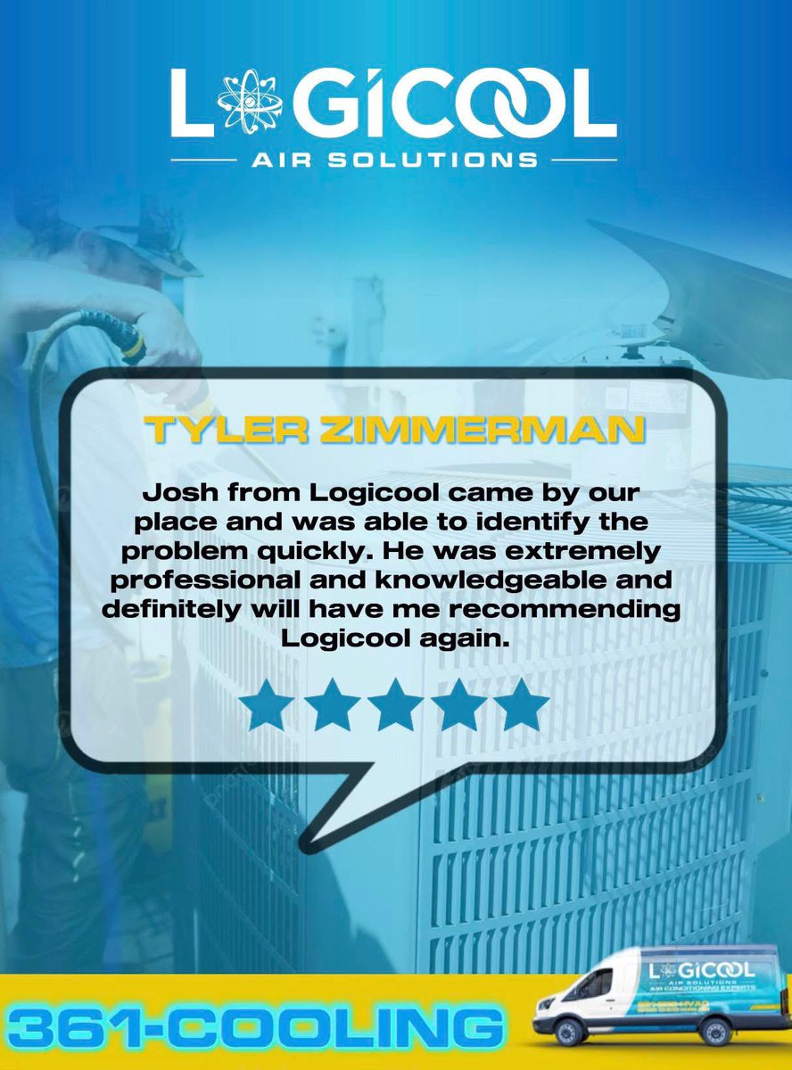 LogicoolAir's tweet photo. Another happy homeowner in Corpus Christi!

📞 361-266-8388
#CorpusChristi #HVAC #LogicoolAirSolutions https://t.co/l9XrbAMkZV