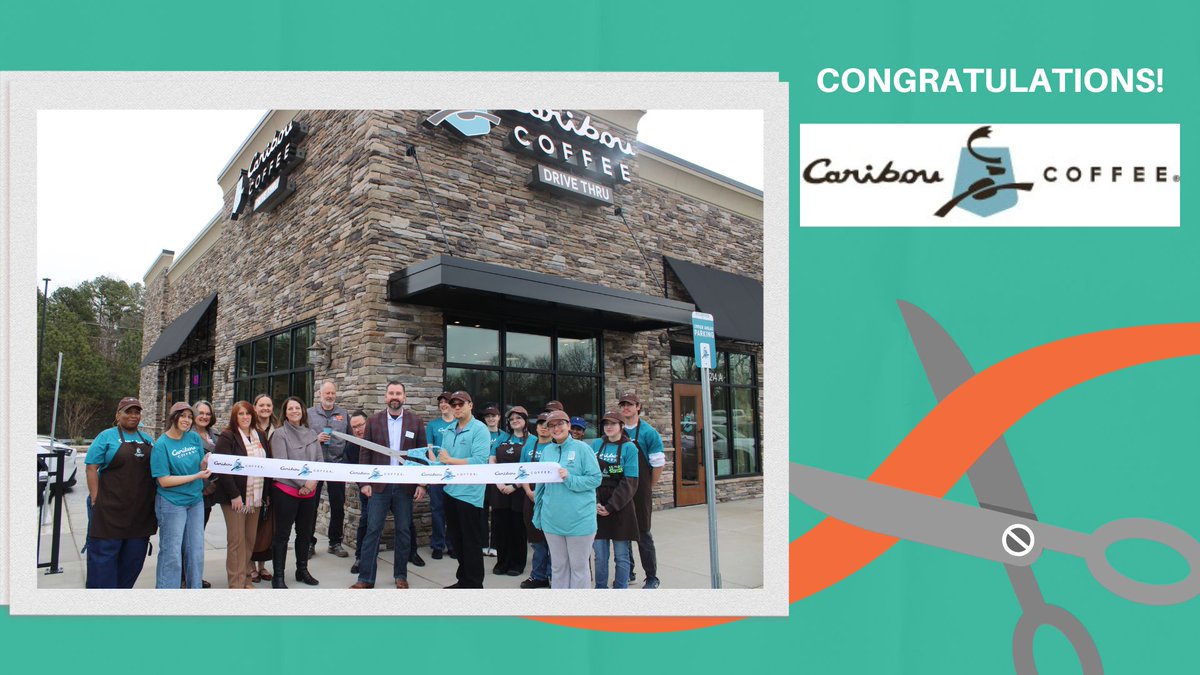 We were excited to celebrate the ribbon cutting for the new Waxhaw location of Caribou Coffee!

Please join us in congratulating their team and stop by to welcome them to the neighborhood.