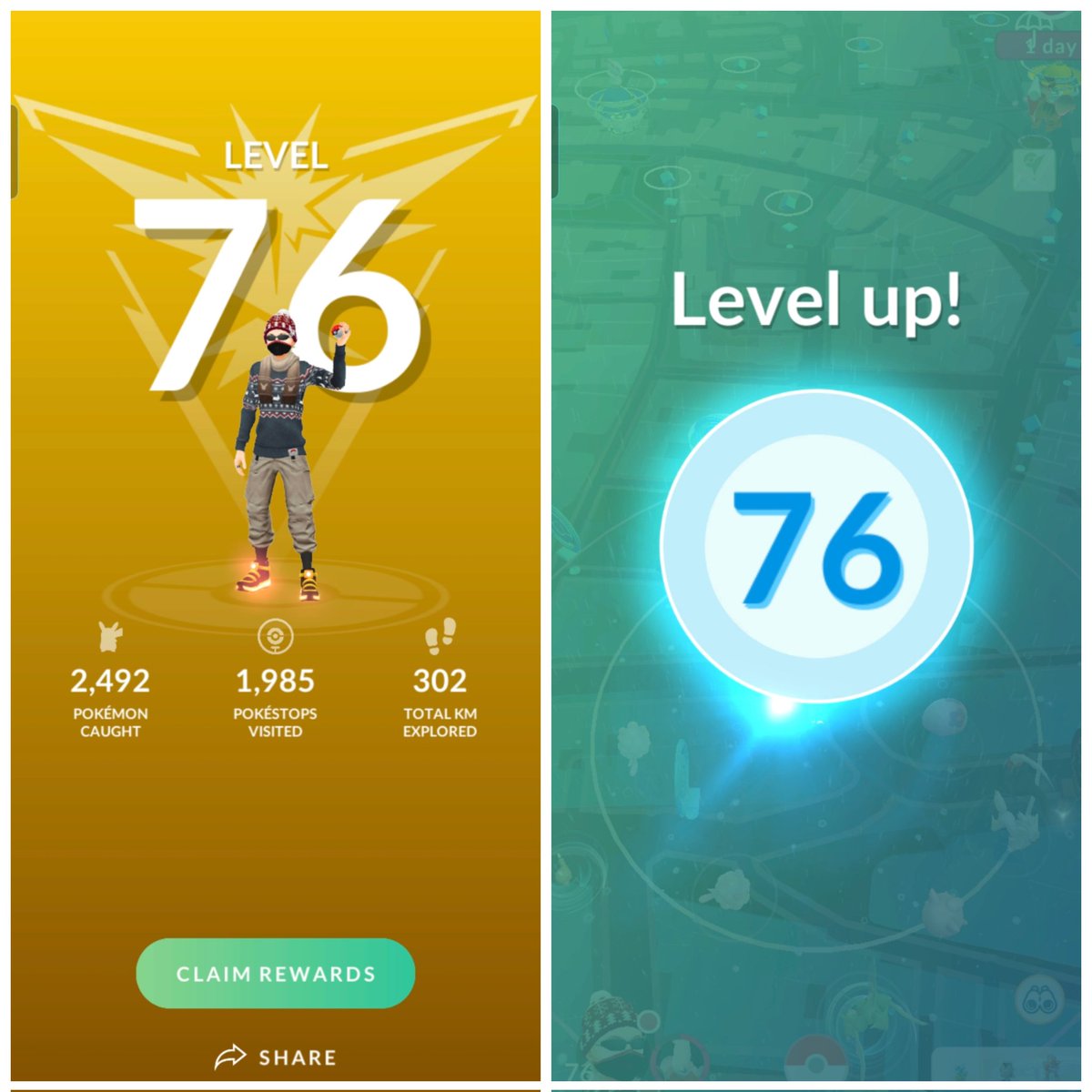 themagiczapdos's tweet image. Level 76 today! ⚡
#PokemonGo #PokemonGoApp #level76 #ポケモンGO