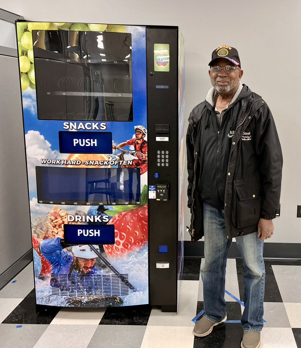 Congrats to client John Johnson as he continues to grow his "Healthy Snack Vending" business!

He now has vending machines in various locations from manufacturing plants and colleges, including Calumet College St. Joseph and Purdue Northwest, to hotels in Illinois and Indiana.