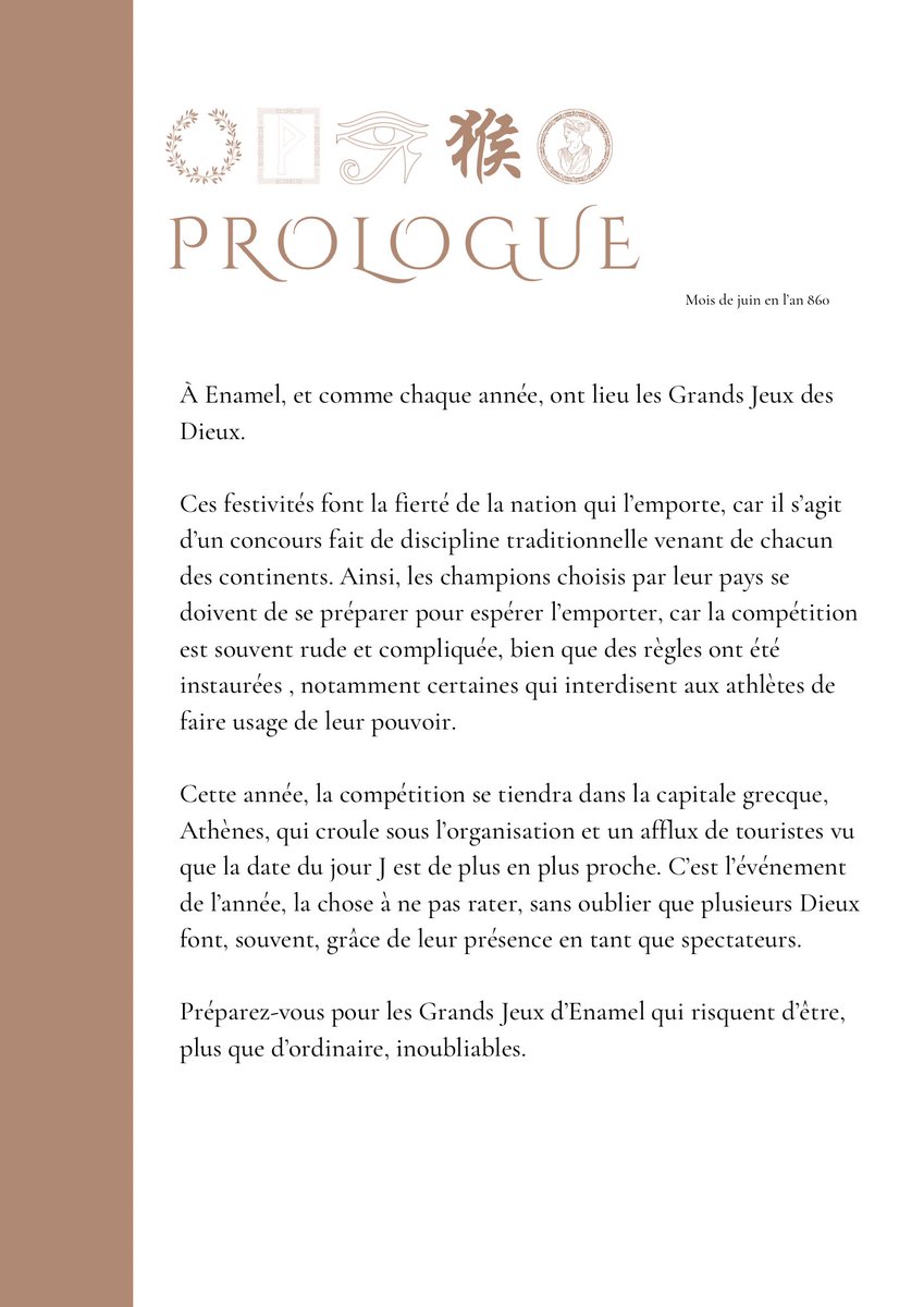 worIdsofenamel's tweet photo. ᅠ
ᅠ
        —   𝓞𝗎𝗏𝖾𝗋𝗍𝗎𝗋𝖾 𝖽𝖾𝗌 𝑗𝑒𝑢𝑥. 

    𝓒𝒉𝒆𝒓𝒔 joueurs, 

Les jeux (rp) sont désormais ouverts, en TL comme en DM. Afin de pouvoir en profiter dans les meilleures conditions, je vous présente le prologue d'ℰ𝑛𝑎𝑚𝑒𝑙. 

   Bon jeux à 𝑡𝑜𝑢𝑠.
 
ᅠ
ᅠ
ᅠ https://t.co/n7NkdUZ5bU