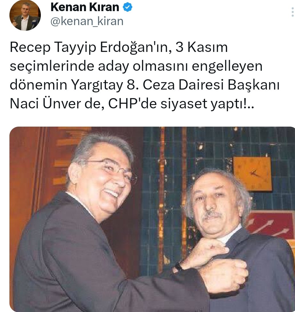 Biri yargı bağımsızlığı mı? dedi;

Evet bakın eskiden acayip bağımsız yargımız vardı, bu da ona en güzel örneklerden biri.

Bunları her sözü, yalan, algı, çarpıtma

Nalan Abdulhamid Beşiktaş Gain Trump’tan İran Hasbi dede Ali Yerlikaya Akın Gürlek Alpay Nagehan Ceylan