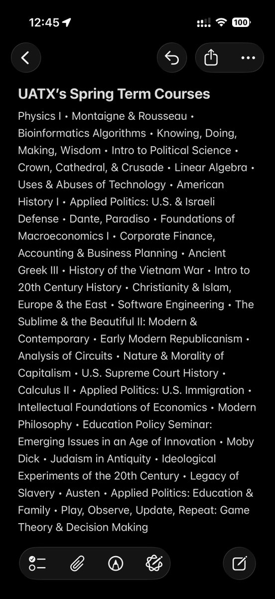 University of Austin (UATX) tweet media