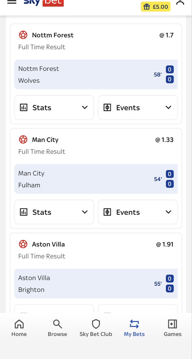JamesCavalier11's tweet photo. @SkyBet why is the Man City game showing as 0-0? https://t.co/k02xsh5abT