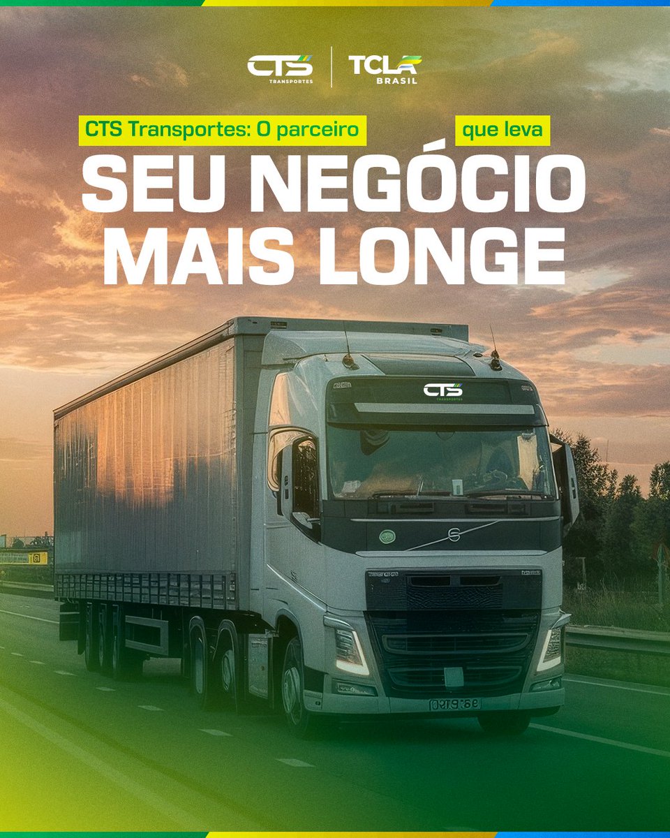 ctstransportes's tweet image. Cada entrega é um passo para o sucesso do seu negócio. Na CTS Transportes, garantimos agilidade, segurança e qualidade em cada operação. 🚚

Conte com a gente para levar sua empresa mais longe!

#tclabrasil #transporteeficiente #parcerostrategico