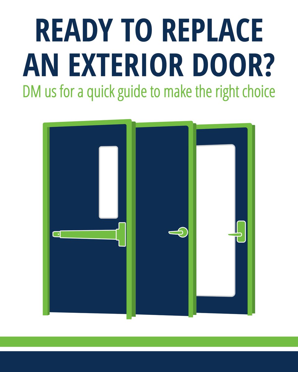 Ready to replace an exterior door? DM us for a quick guide to make the right choice!
-
#assuredsecuritymn #onestopshop #commercialdoors #doorsandframes #doorreplacement #commercialproperty