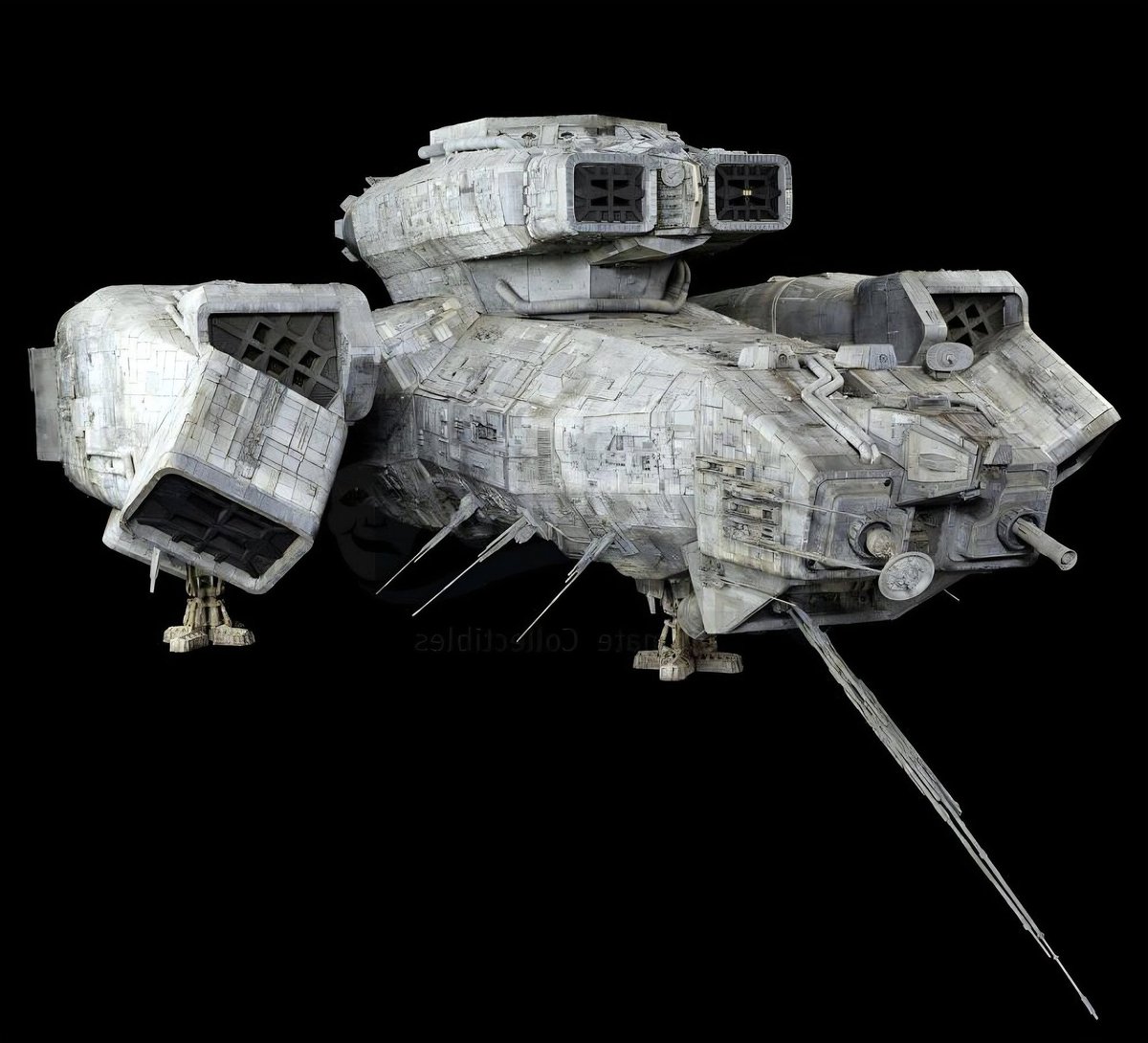 RJCrowtherJr's tweet image. 🪐 Amazing remastered close-ups of the ALIEN (1979) Nostromo principle filming model which is 11 feet long! Thread 1/2