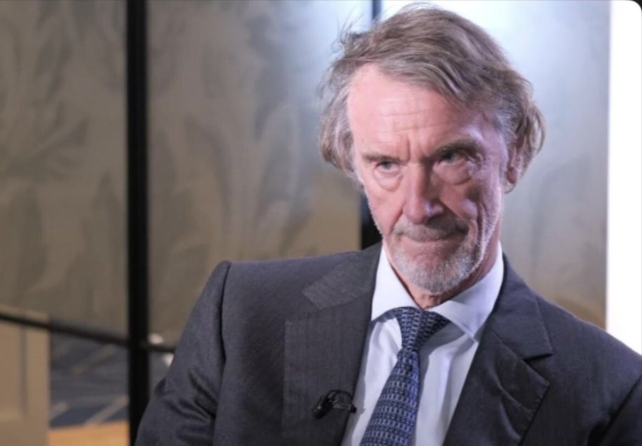 StretfordPaddck's tweet photo. Sir Jim Ratcliffe has been criticised by several Manchester United fans' groups after making comments that, 'the UK has been colonised by immigrants.'

Can't he just enjoy the fact we're doing well under Michael Carrick, without causing controversy by spouting nonsense. 🤬 https://t.co/eK5nZtU57K