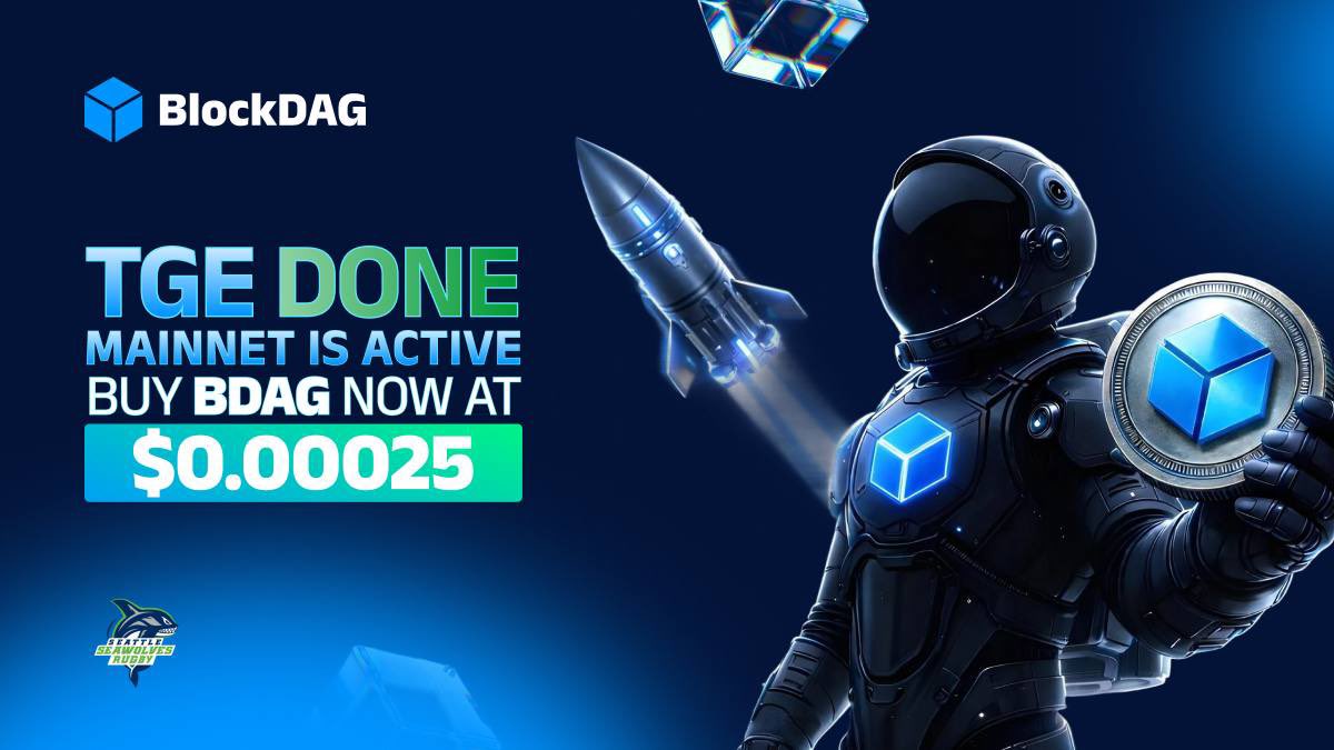 TGE LIVE | MAINNET ACTIVE | LOAD YOUR WALLET at $0.00025 NOW 🚀🚀

Mainnet is LIVE. TGE rails are ACTIVE. Genesis has officially begun. 💥

BDAG is now issued directly on BlockDAG Mainnet — minting complete, vesting contract running, allocations live for the first time. 🔔 Claim