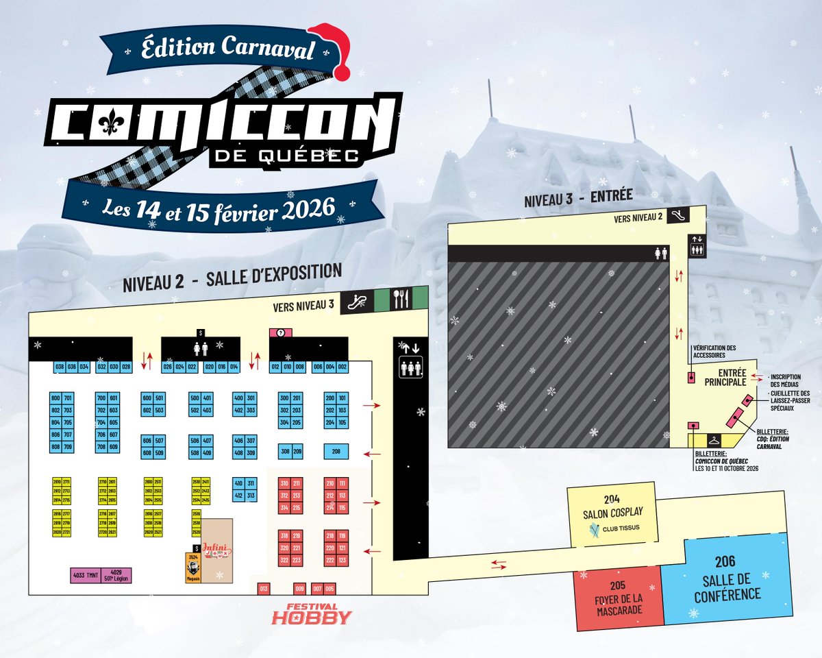 Comiccon de Québec tweet media