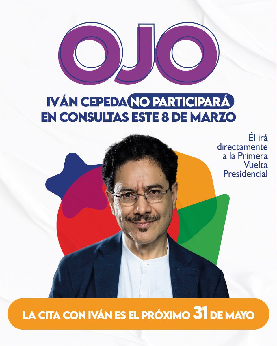 Magdalena, tenemos una cita el próximo 8 de marzo con la democracia y el futuro de nuestro país. Por eso, es importante elegir mayorías progresistas en el congreso votando por el Pacto Histórico a Cámara y Senado. 

Para ese día NO pidamos el tarjetón de consulta presidencial,