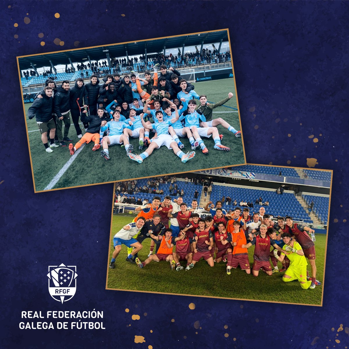 💥 𝑨 𝑪𝒐𝒑𝒂 𝒅𝒐 𝑹𝒆𝒊 𝒙𝒖𝒗𝒆𝒏𝒊𝒍 𝑭𝑨𝑳𝑨 𝑮𝑨𝑳𝑬𝑮𝑶

A <a href="/CanteiraCeleste/">Canteira Celeste</a> superou ao Athletic Club e a <a href="/DeporCanteira/">Dépor Canteira</a> ao CD Tenerife e asinan senllos billetes para a final a catro do torneo do KO

🅞🅡🅖🅤🅛🅛🅞🅢🅞🅢 🅓🅞🅢 🅝🅞🅢🅞🅢

🔗 futgal.es/pnfg/NNws_ShwN…