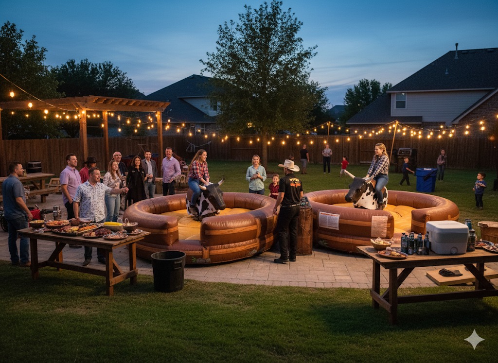 partymagictx's tweet image. Inflatable Party Magic offers professional Burleson Mechanical Bull Ride Rentals across DFW — including Fort Worth, Arlington, Mansfield, Grand Prairie &amp;amp; more!

Safe. Exciting. Crowd favorite.

📞 817-800-8618
👉 inflatablepartymagictx.com/Burleson-mecha…

#PartyRentals #InflatablePartyMagic